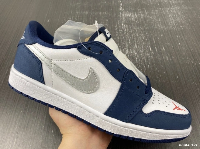 CJ7891-400 Low Jordan 1 Navy SB Midnight 0728